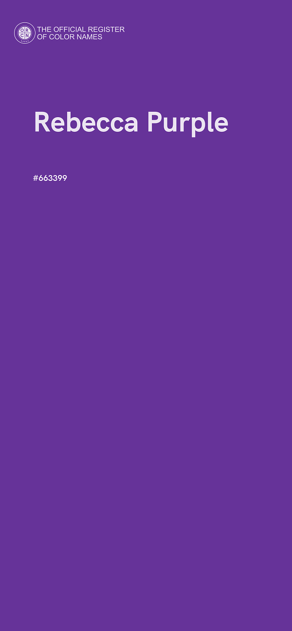 #663399 - Rebecca Purple color image