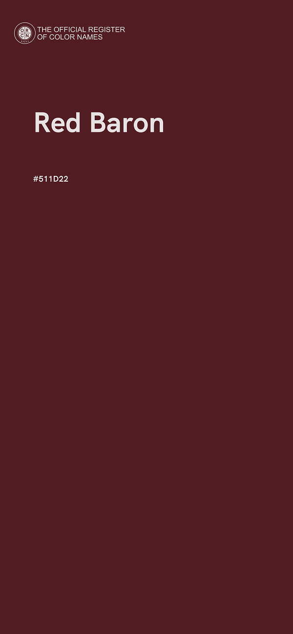 #511D22 - Red Baron color image