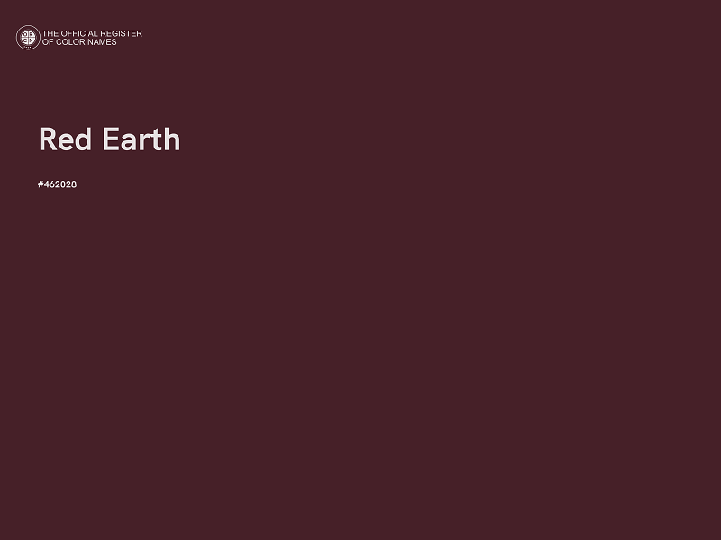 #462028 - Red Earth color image