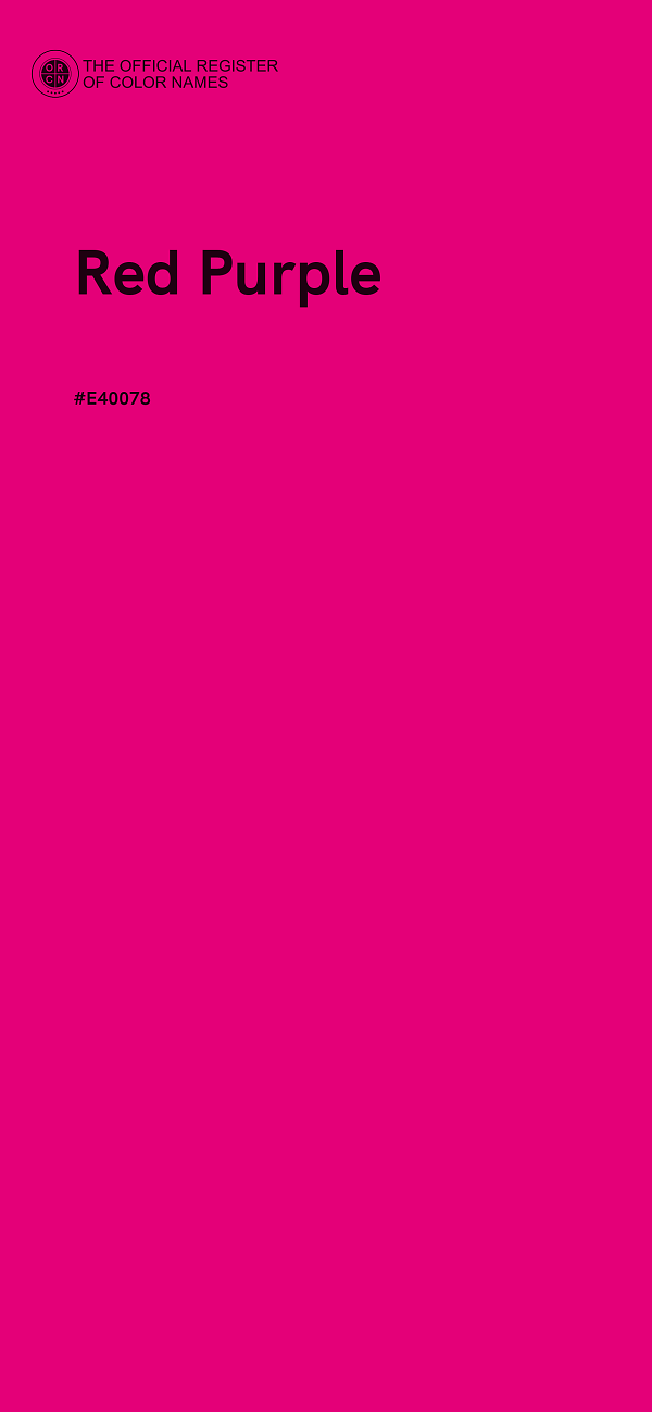 #E40078 - Red Purple color image