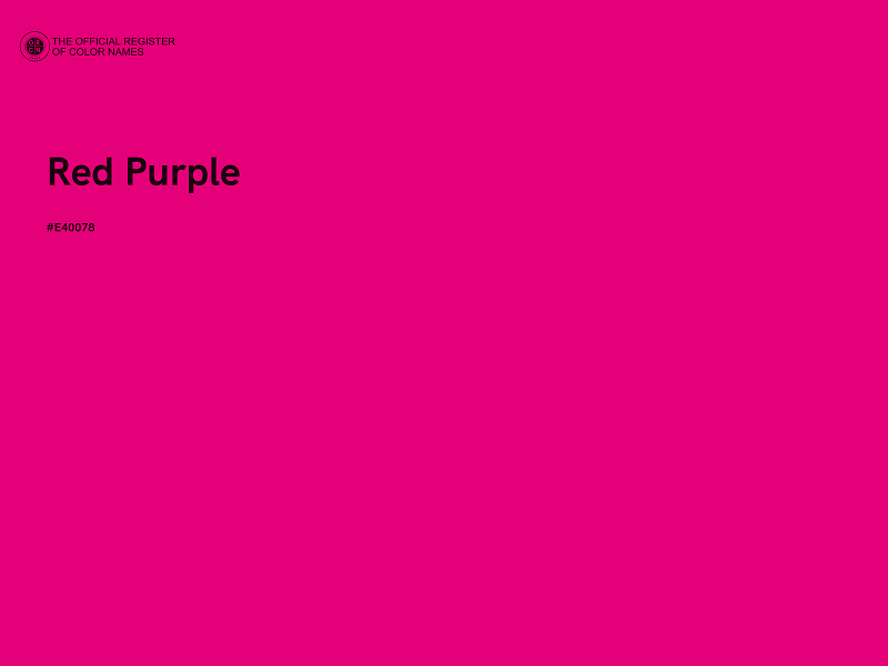 #E40078 - Red Purple color image