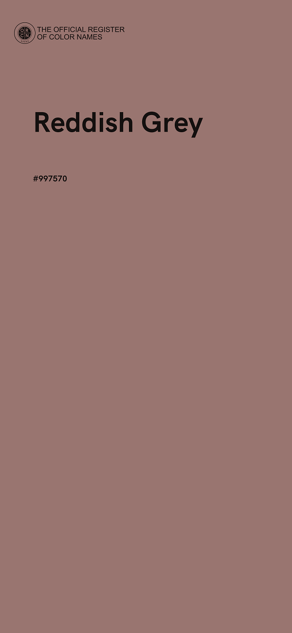 #997570 - Reddish Grey color image
