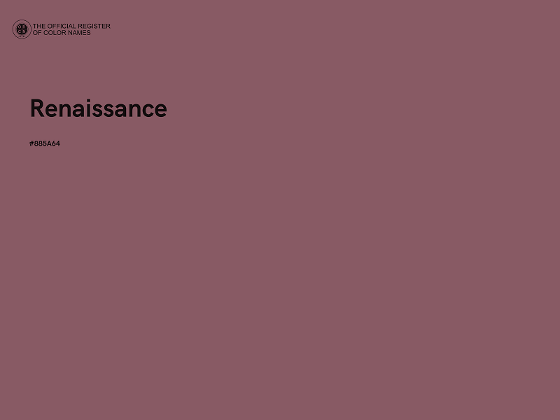 #885A64 - Renaissance color image