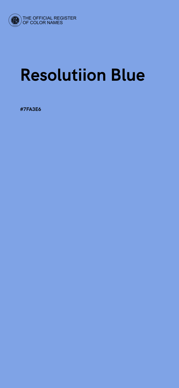 #7FA3E6 - Resolutiion Blue color image