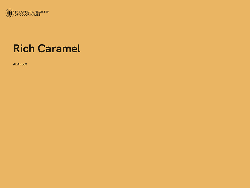 #EAB563 - Rich Caramel color image