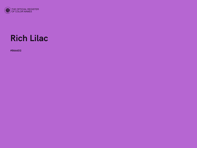 #B666D2 - Rich Lilac color image