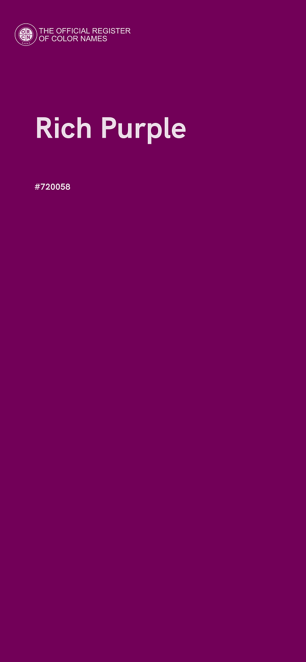 #720058 - Rich Purple color image