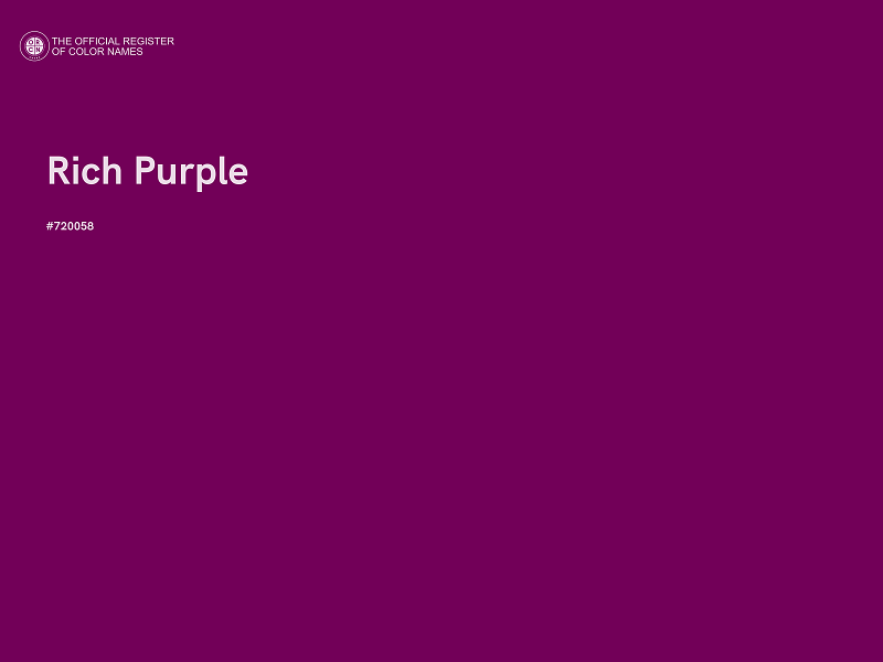 #720058 - Rich Purple color image
