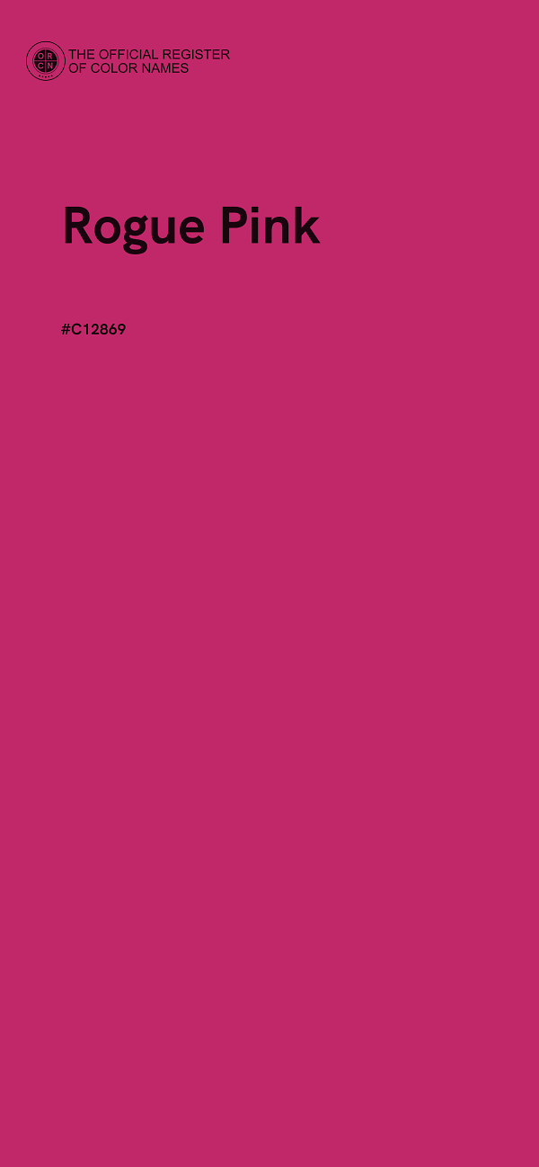 #C12869 - Rogue Pink color image