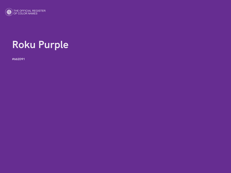 #662D91 - Roku Purple color image