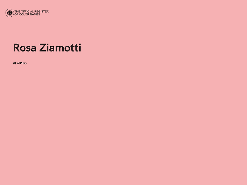 #F6B1B3 - Rosa Ziamotti color image