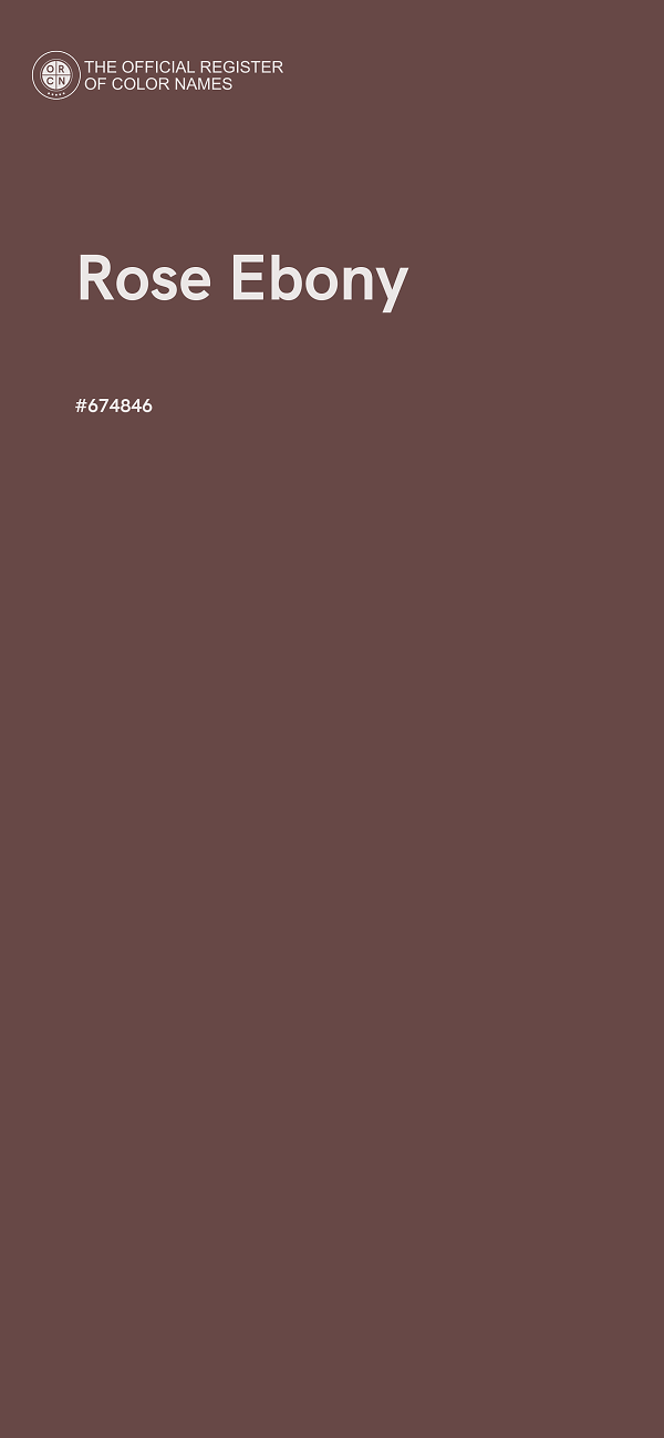 #674846 - Rose Ebony color image