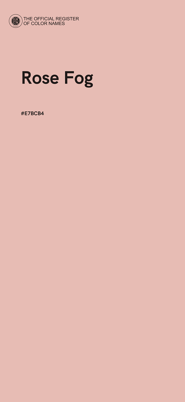 #E7BCB4 - Rose Fog color image