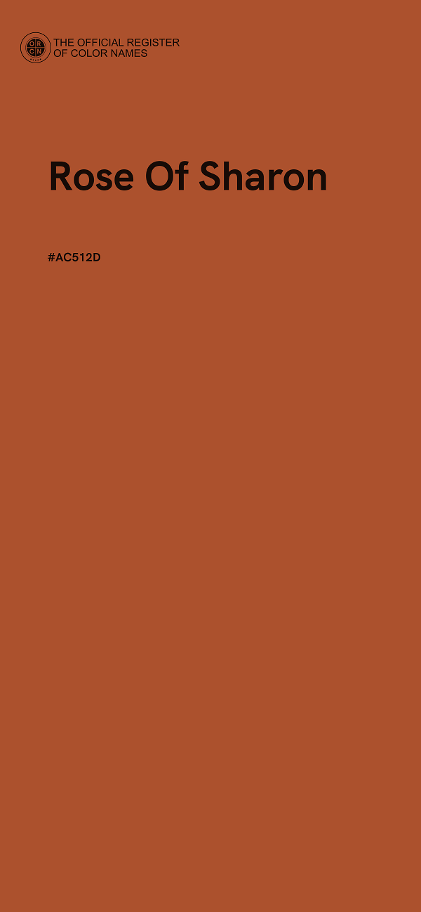 #AC512D - Rose Of Sharon color image