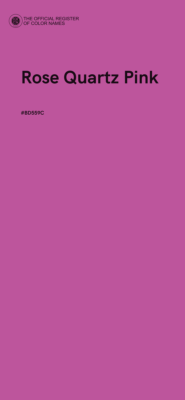#BD559C - Rose Quartz Pink color image