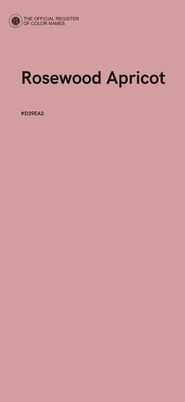 #D39EA2 - Rosewood Apricot color image