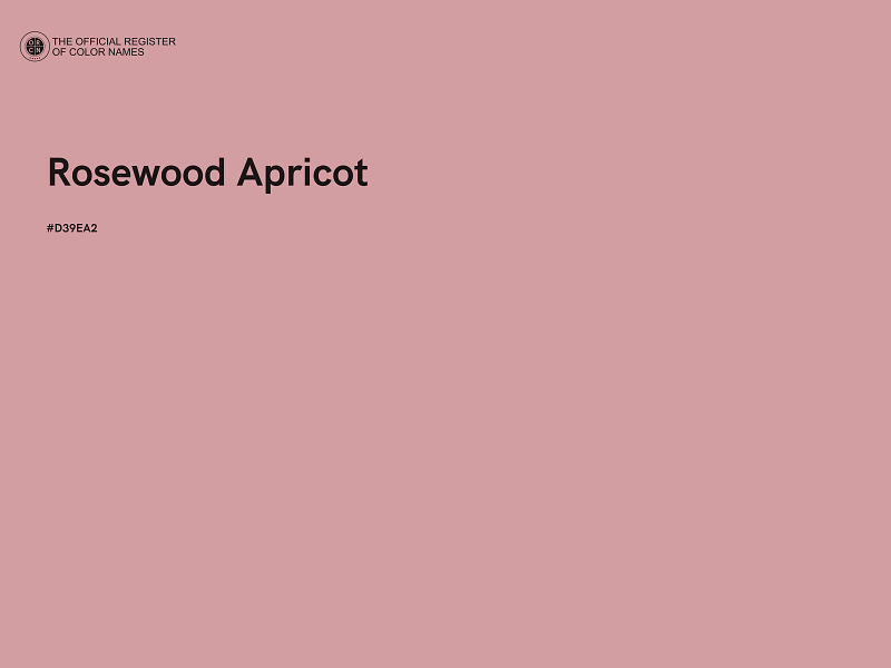 #D39EA2 - Rosewood Apricot color image