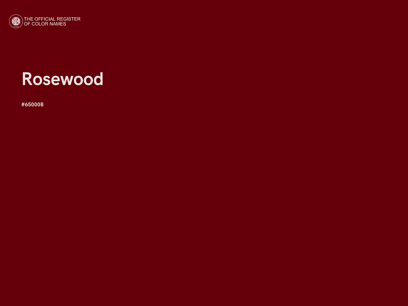 #65000B - Rosewood color image