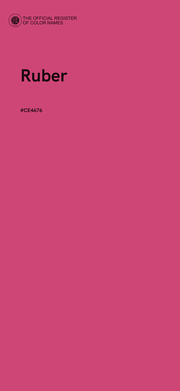 #CE4676 - Ruber color image