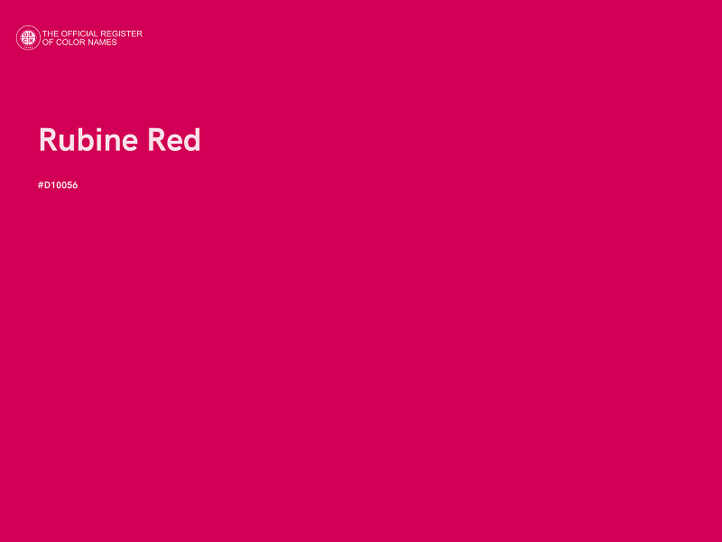 #D10056 - Rubine Red color image