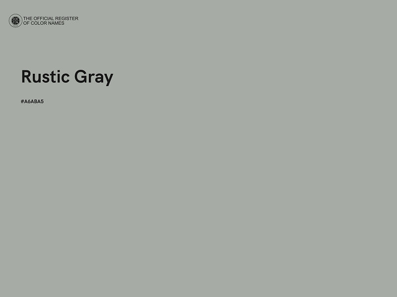 #A6ABA5 - Rustic Gray color image