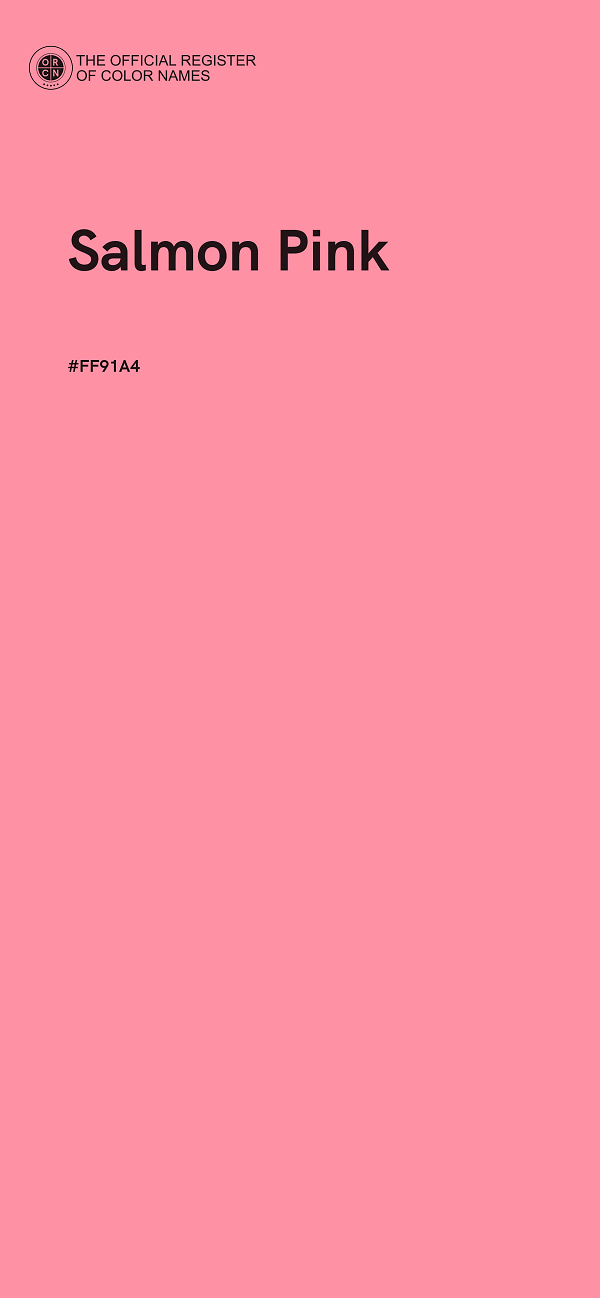 #FF91A4 - Salmon Pink color image