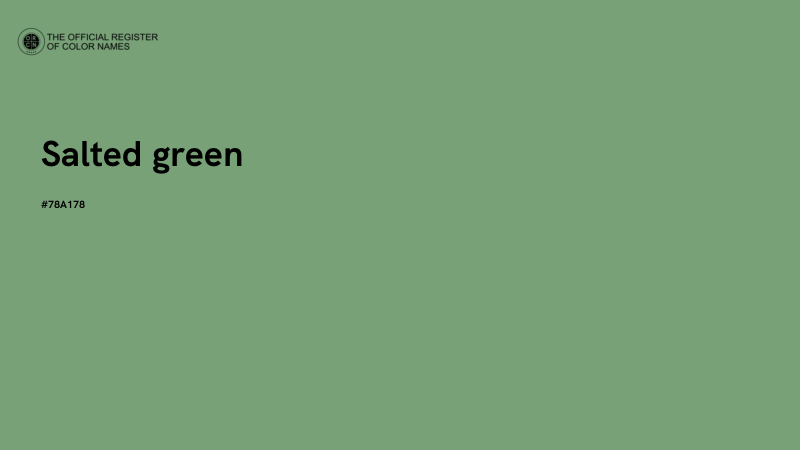 #78A178 - Salted green color image