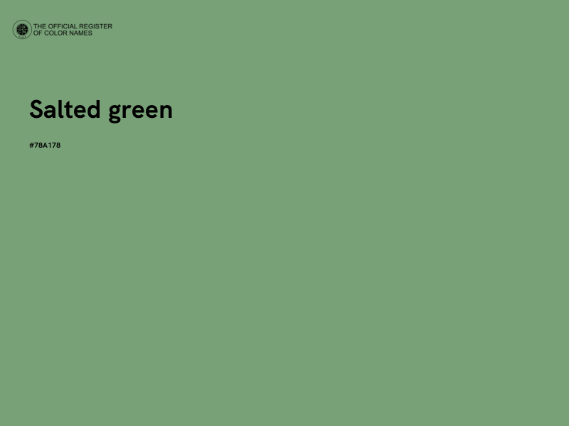 #78A178 - Salted green color image
