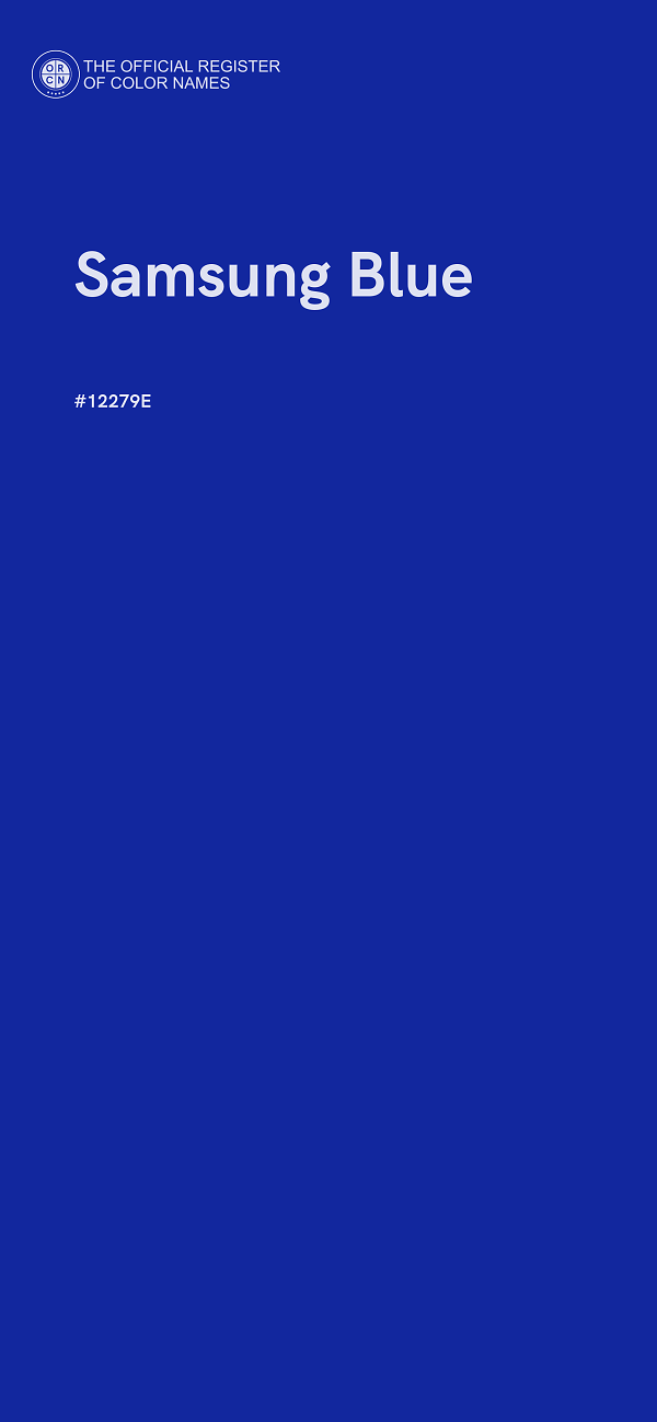#12279E - Samsung Blue color image
