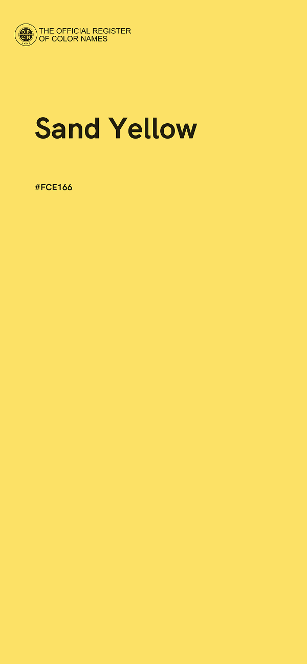 #FCE166 - Sand Yellow color image