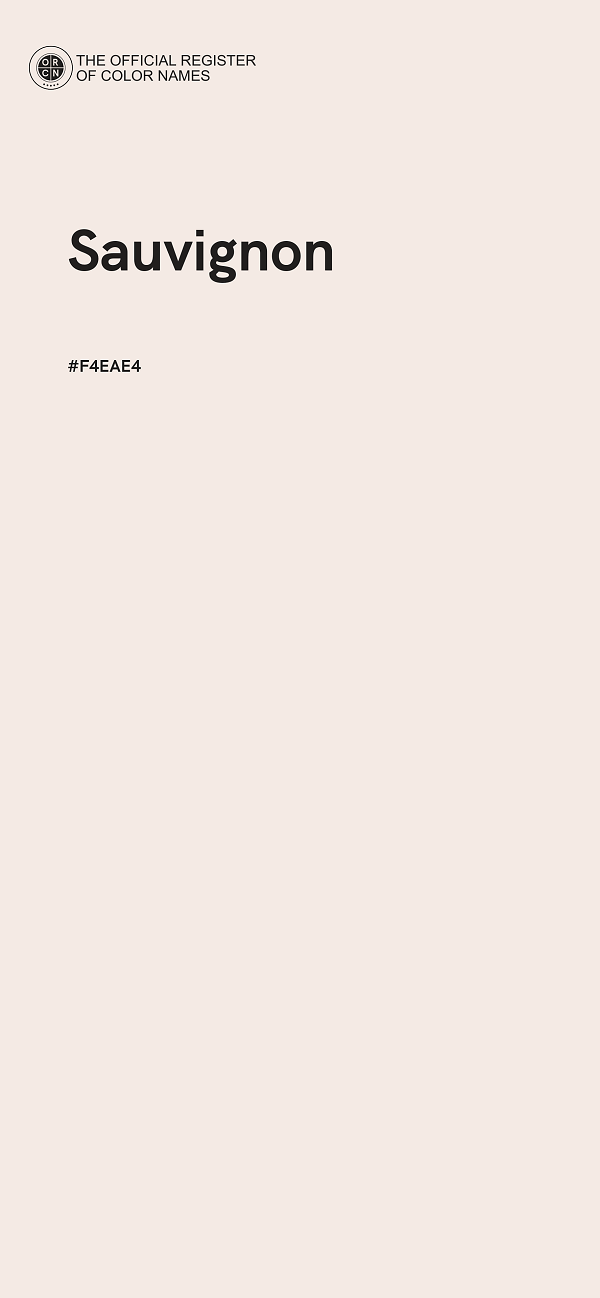 #F4EAE4 - Sauvignon color image