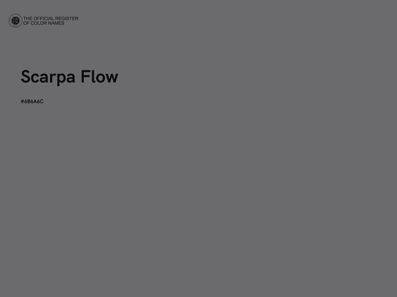 #6B6A6C - Scarpa Flow color image