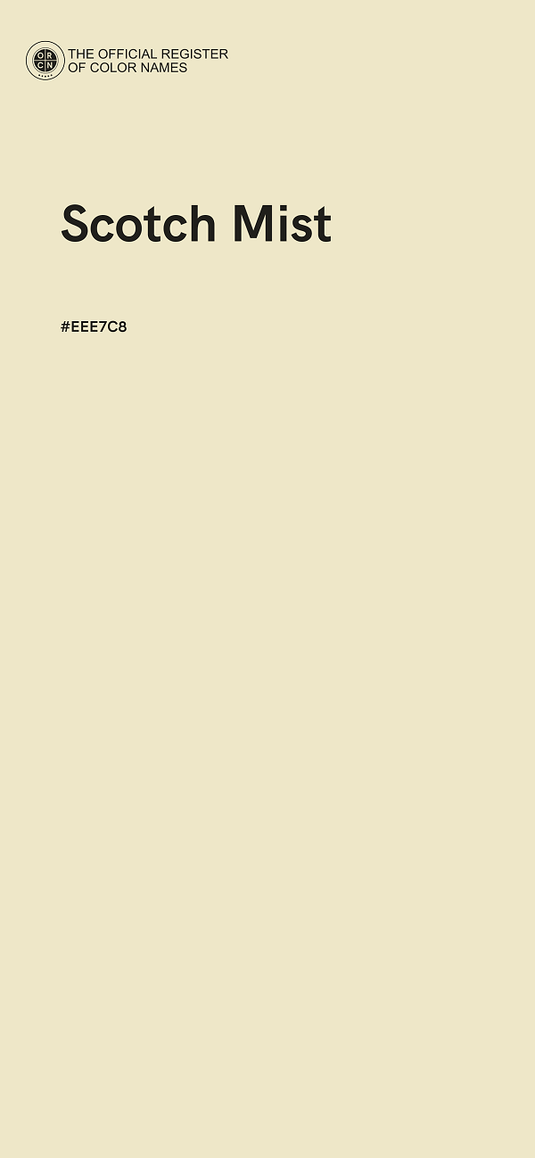 #EEE7C8 - Scotch Mist color image