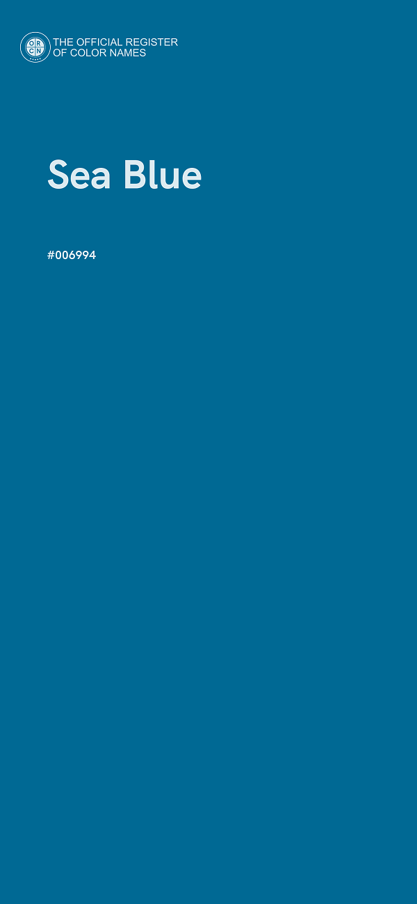 #006994 - Sea Blue color image