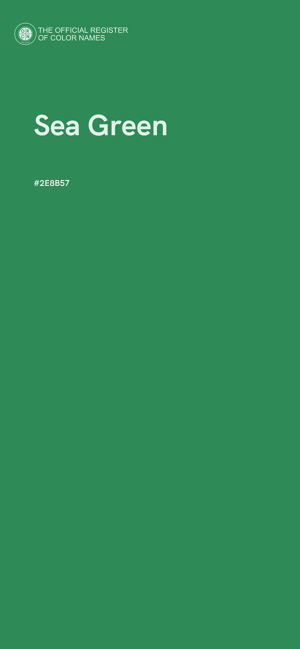 #2E8B57 - Sea Green color image