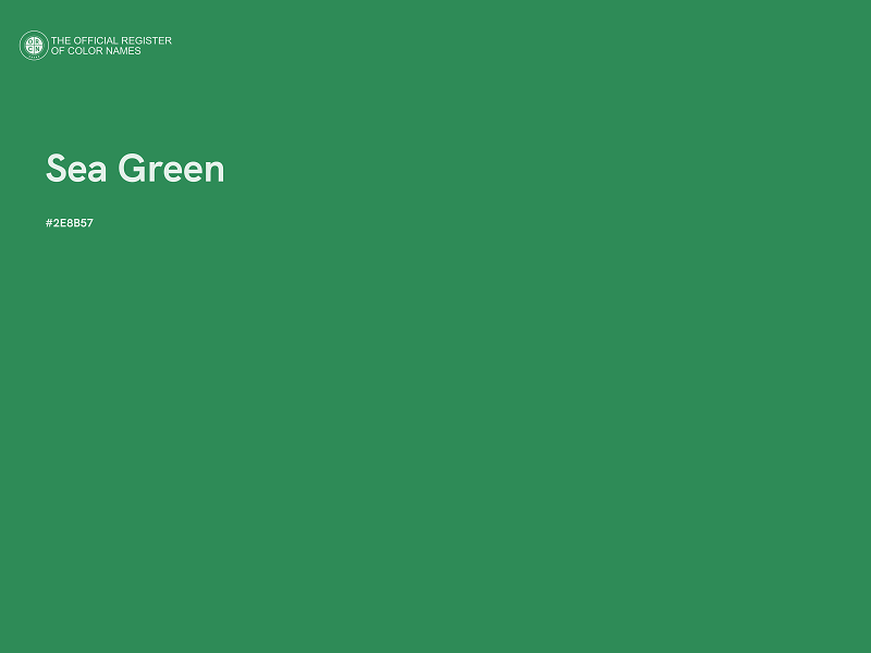 #2E8B57 - Sea Green color image