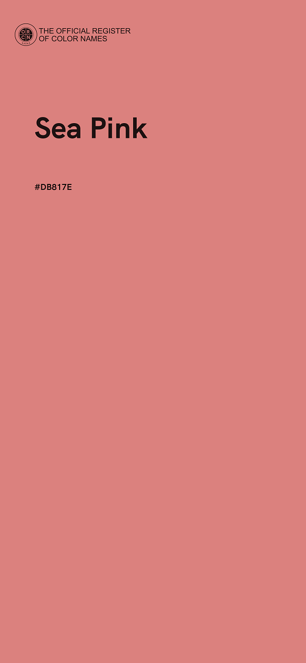 #DB817E - Sea Pink color image