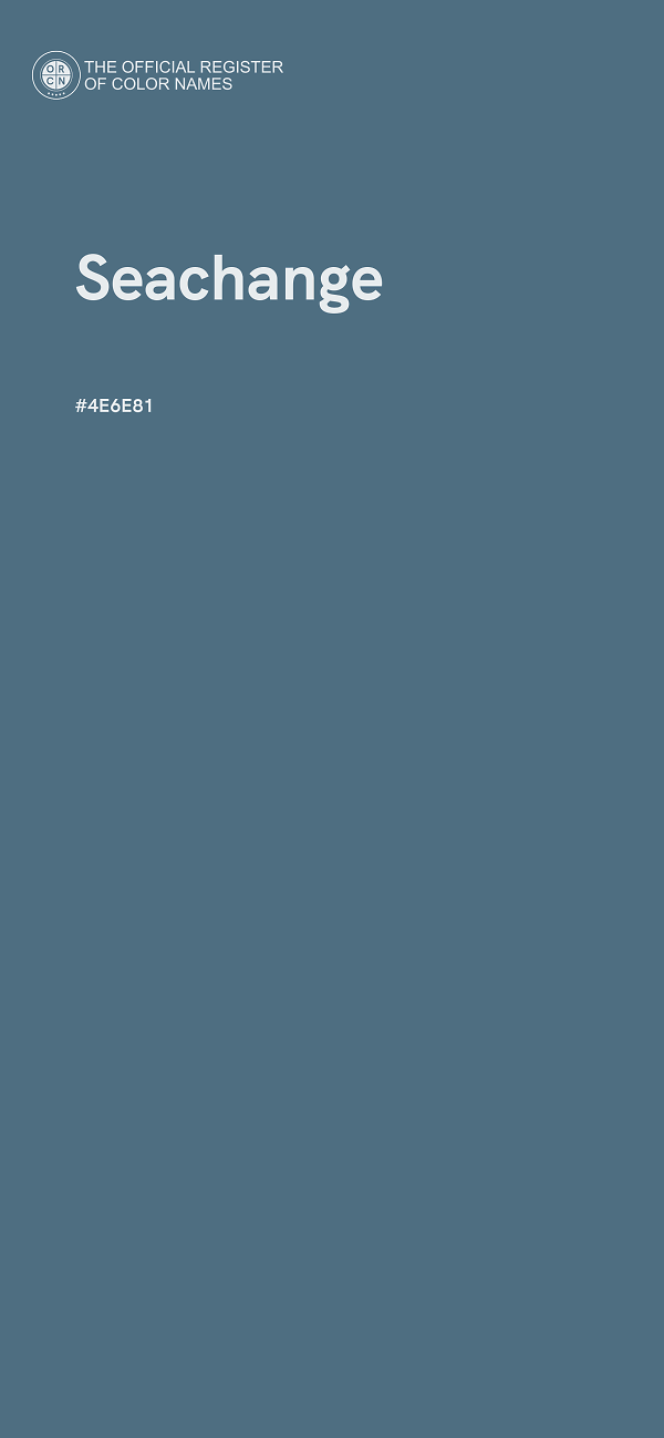 #4E6E81 - Seachange color image