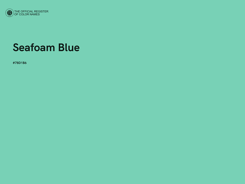 #78D1B6 - Seafoam Blue color image
