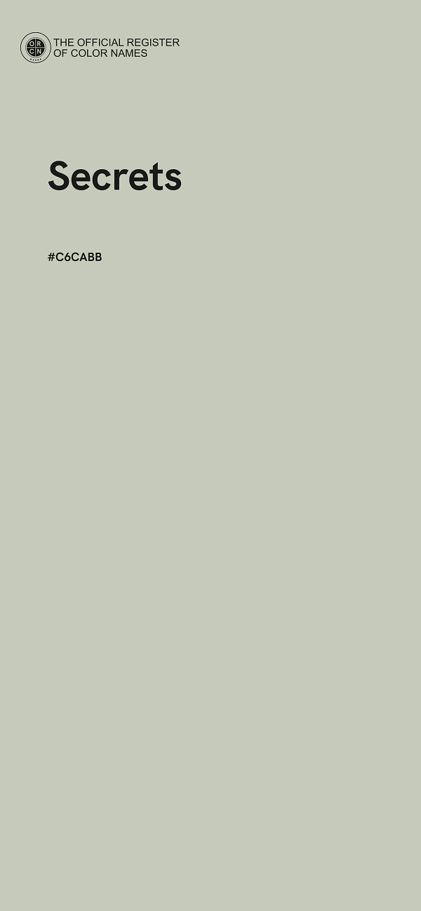 #C6CABB - Secrets color image