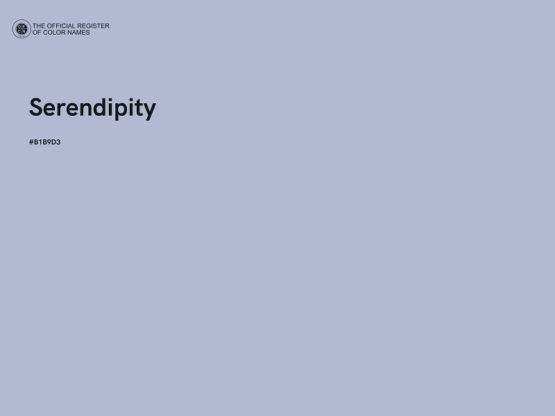 #B1B9D3 - Serendipity color image