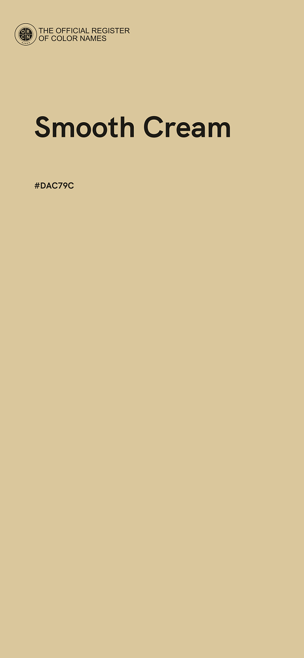 #DAC79C - Smooth Cream color image