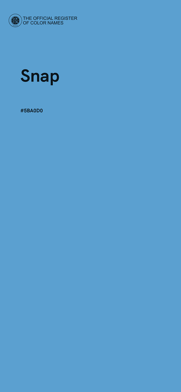 #5BA0D0 - Snap color image