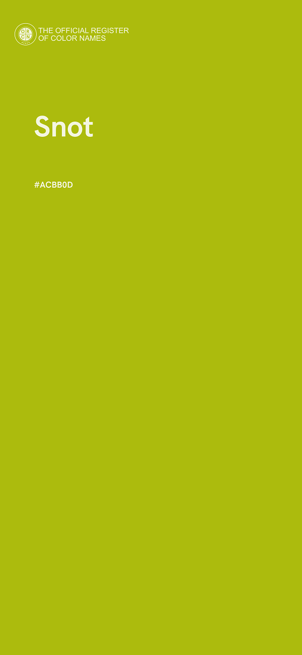 #ACBB0D - Snot color image