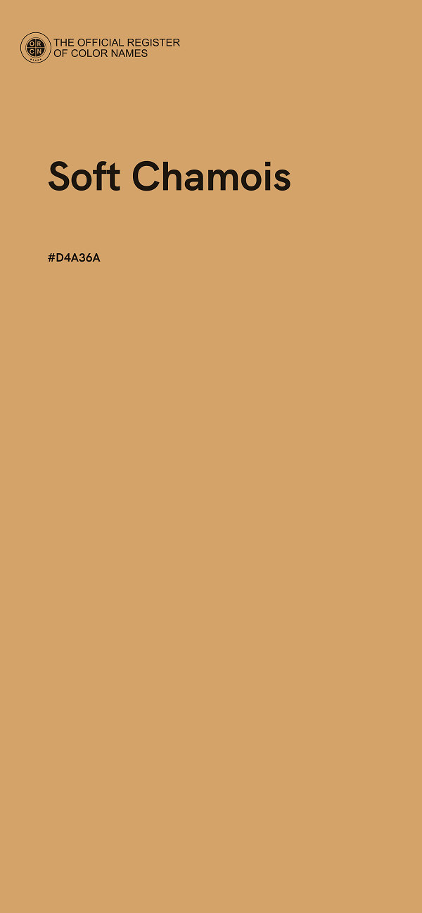 #D4A36A - Soft Chamois color image