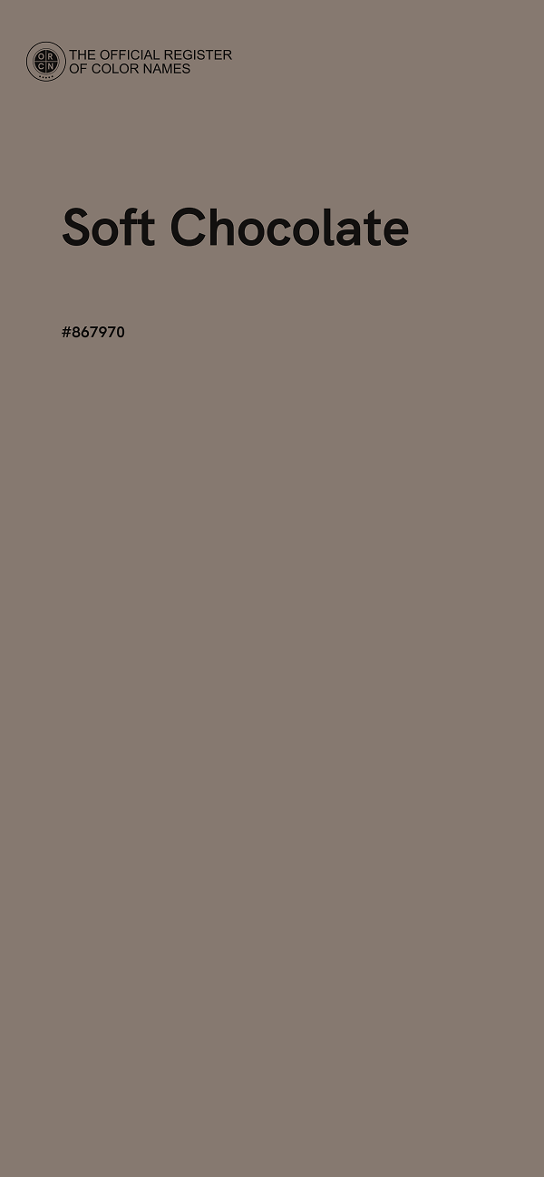 #867970 - Soft Chocolate color image