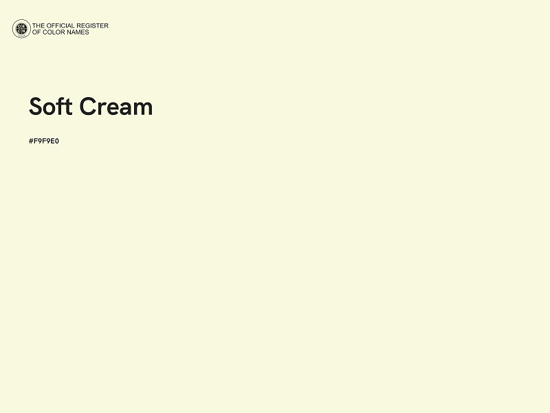 #F9F9E0 - Soft Cream color image