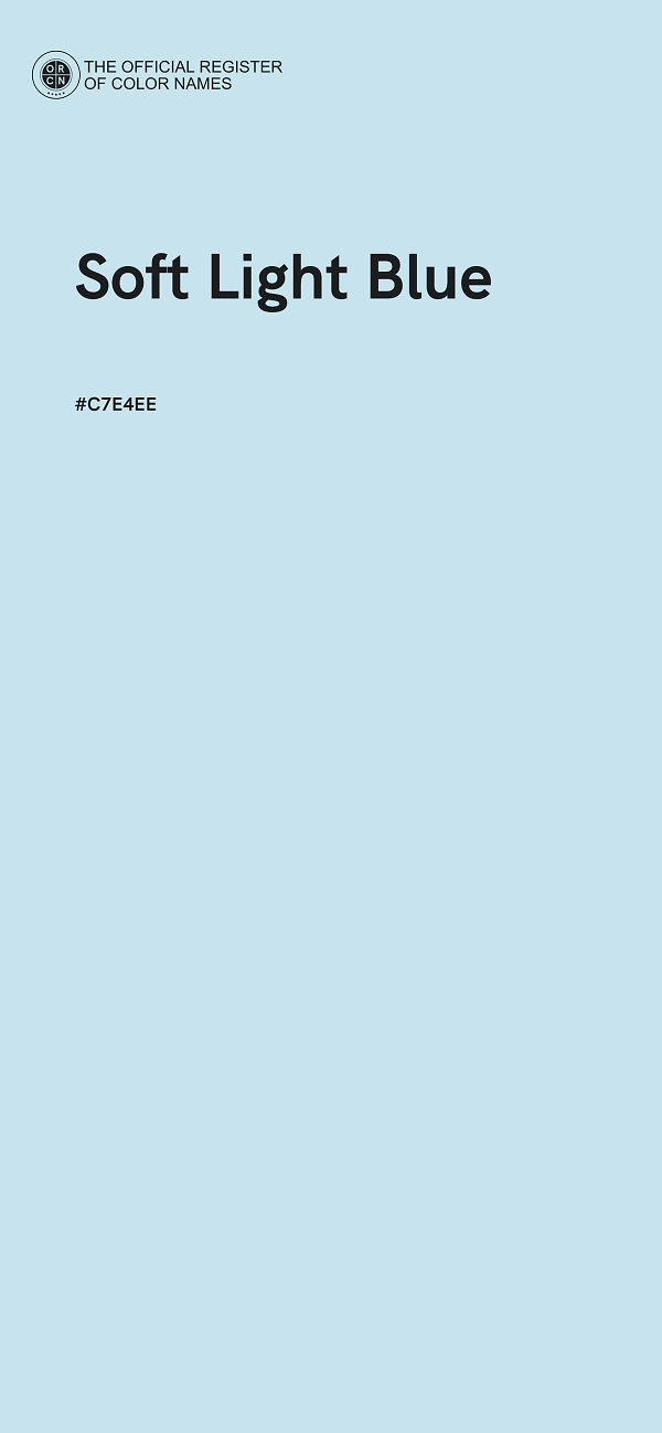 #C7E4EE - Soft Light Blue color image
