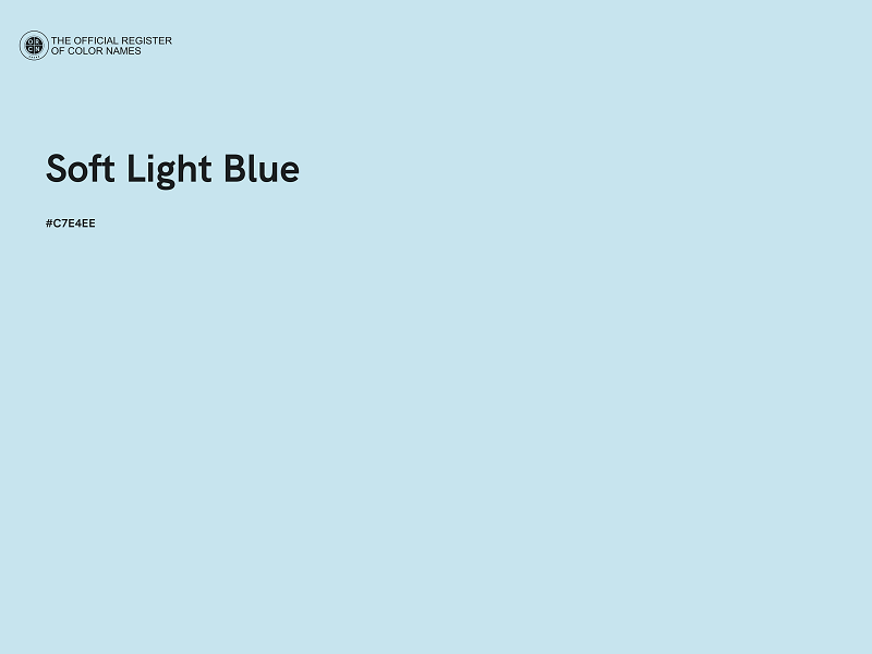 #C7E4EE - Soft Light Blue color image