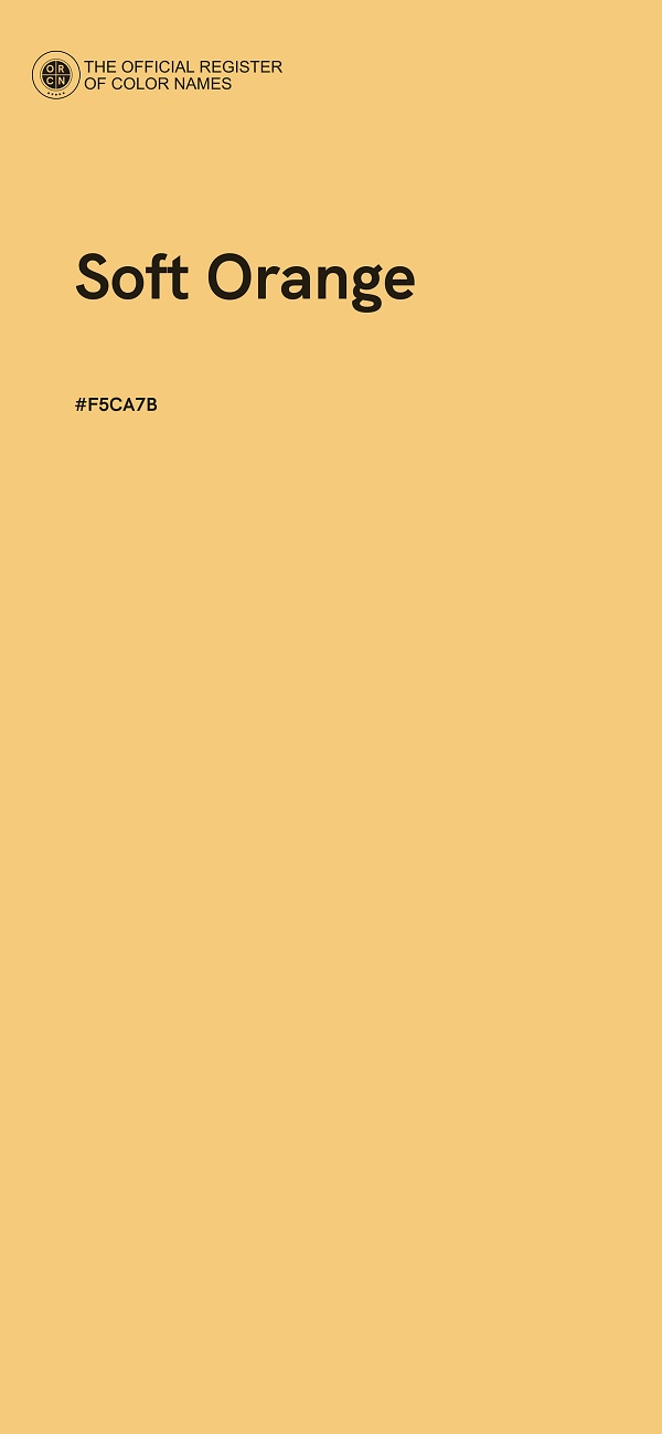 #F5CA7B - Soft Orange color image